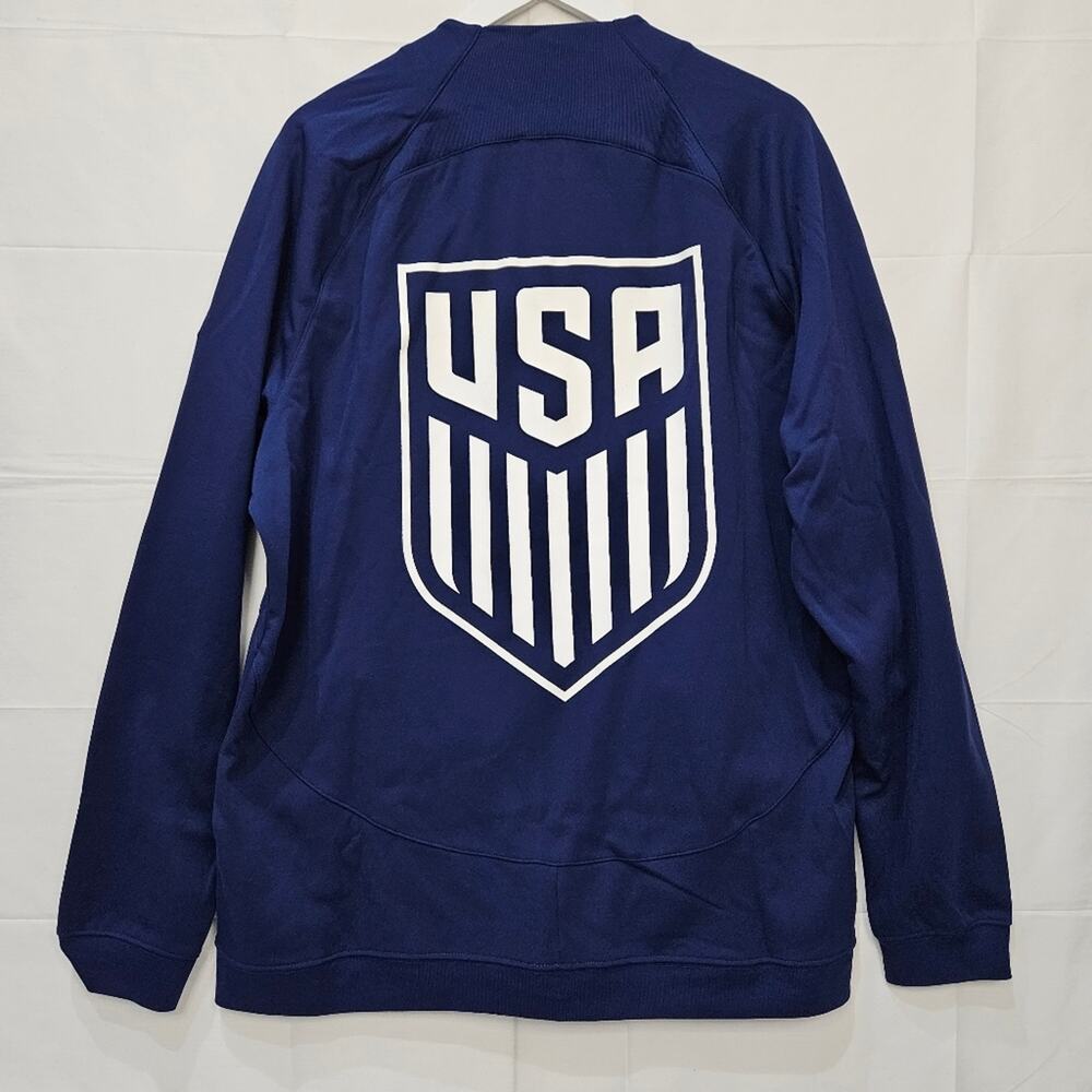 Nike Soccer USA National Team Dri-Fit Blue Jacket XL DH4752-421